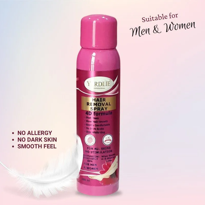 Yardlie 4D Hair Removal Spray – No Pain, No Spots, Just Smooth Skin