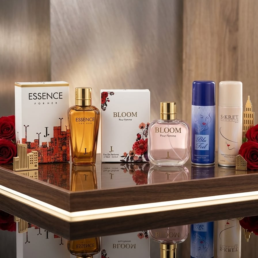 Girls 2 Premium Perfumes + 2 FREE Body Sprays | Limited Time Deal